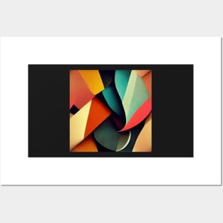 Abstract shapes Posters and Art